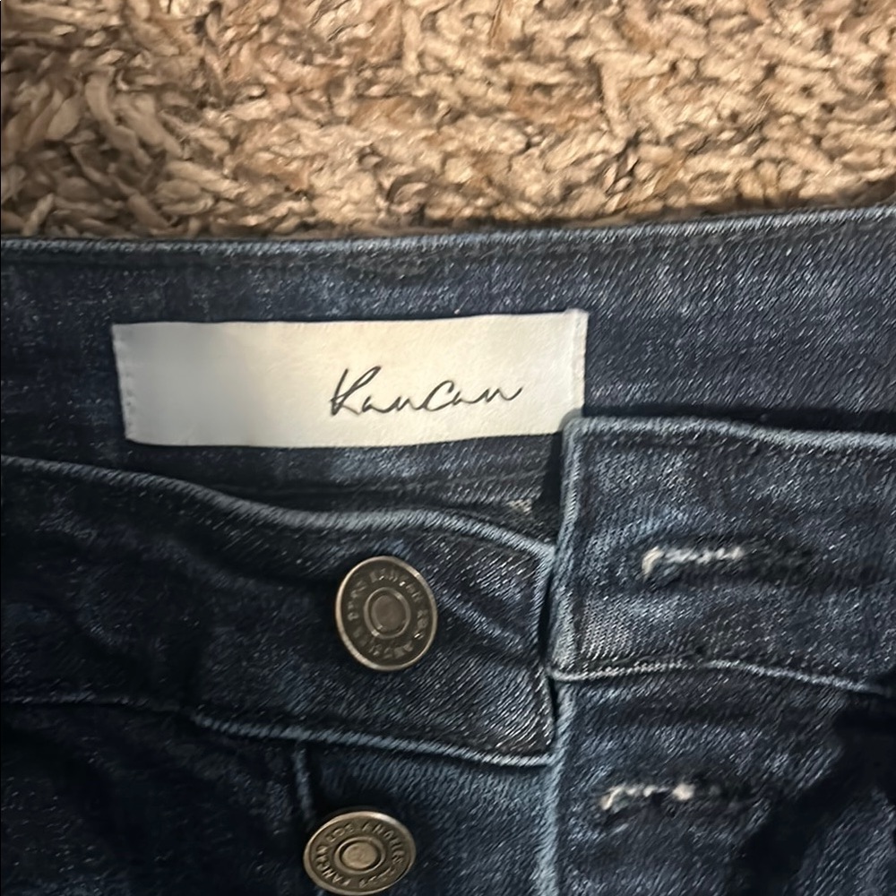 KanCan Blue High Rise Distressed Jeans - Picture 2 of 3